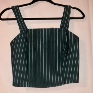 Green Crop Top